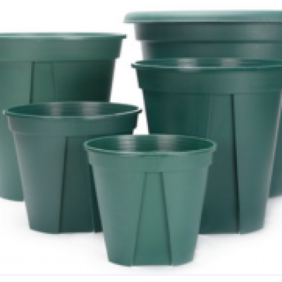 Plastic flower pot , planting pot